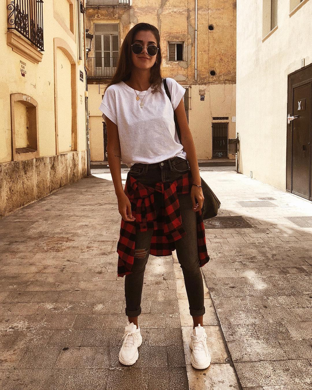 blusa xadrez tumblr