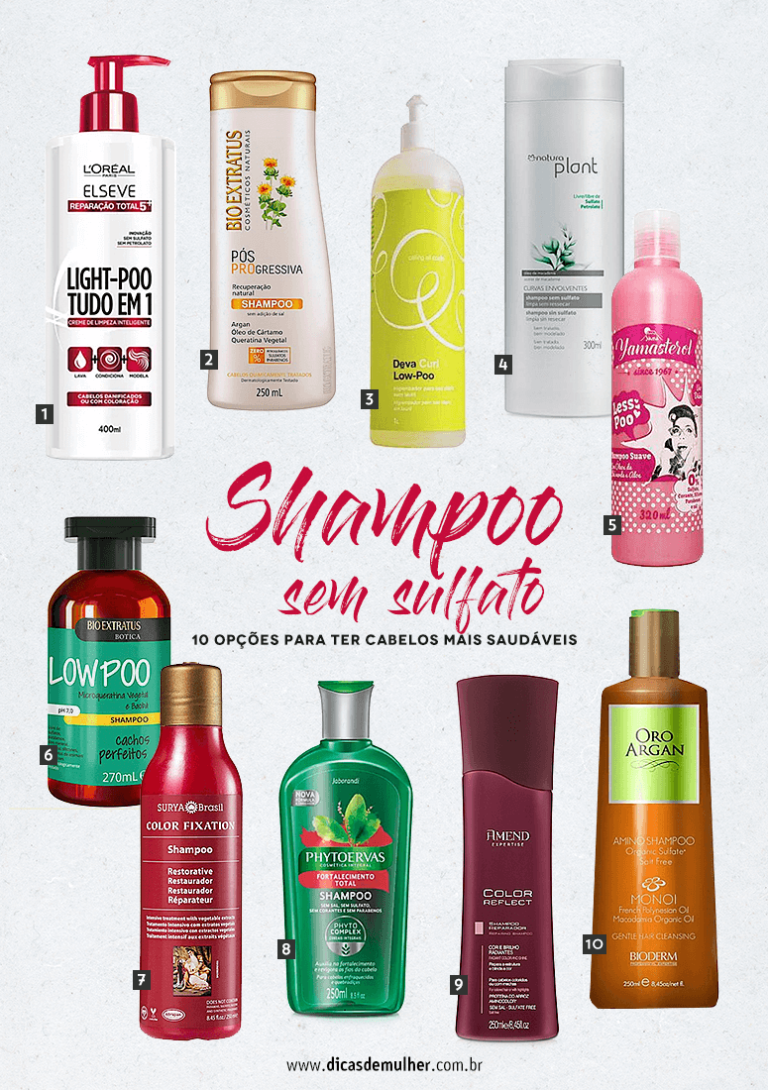 Shampoo sem sulfato: o que é, para quem é indicado e como escolher