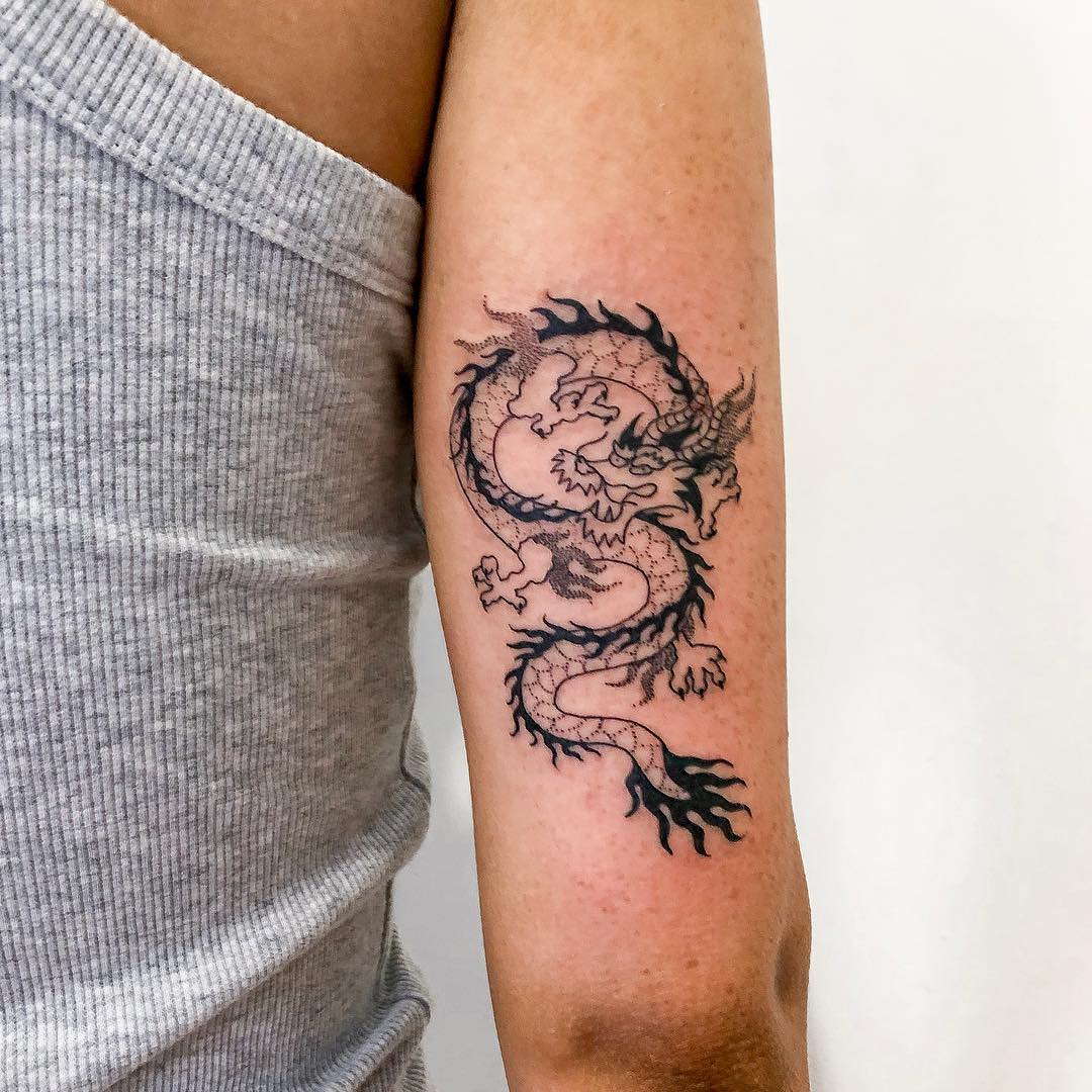 Tatuagem de dragão 95 FOTOS e os significados desse