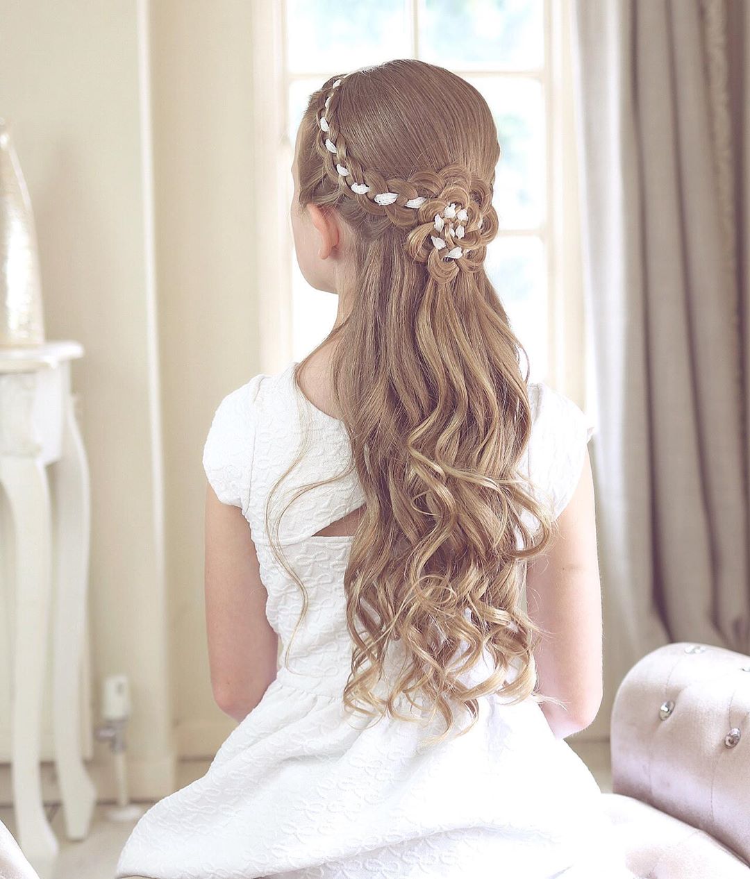 penteado infantil com trança  Penteados: para Casamento, Formatura,  Madrinhas e Noivas!