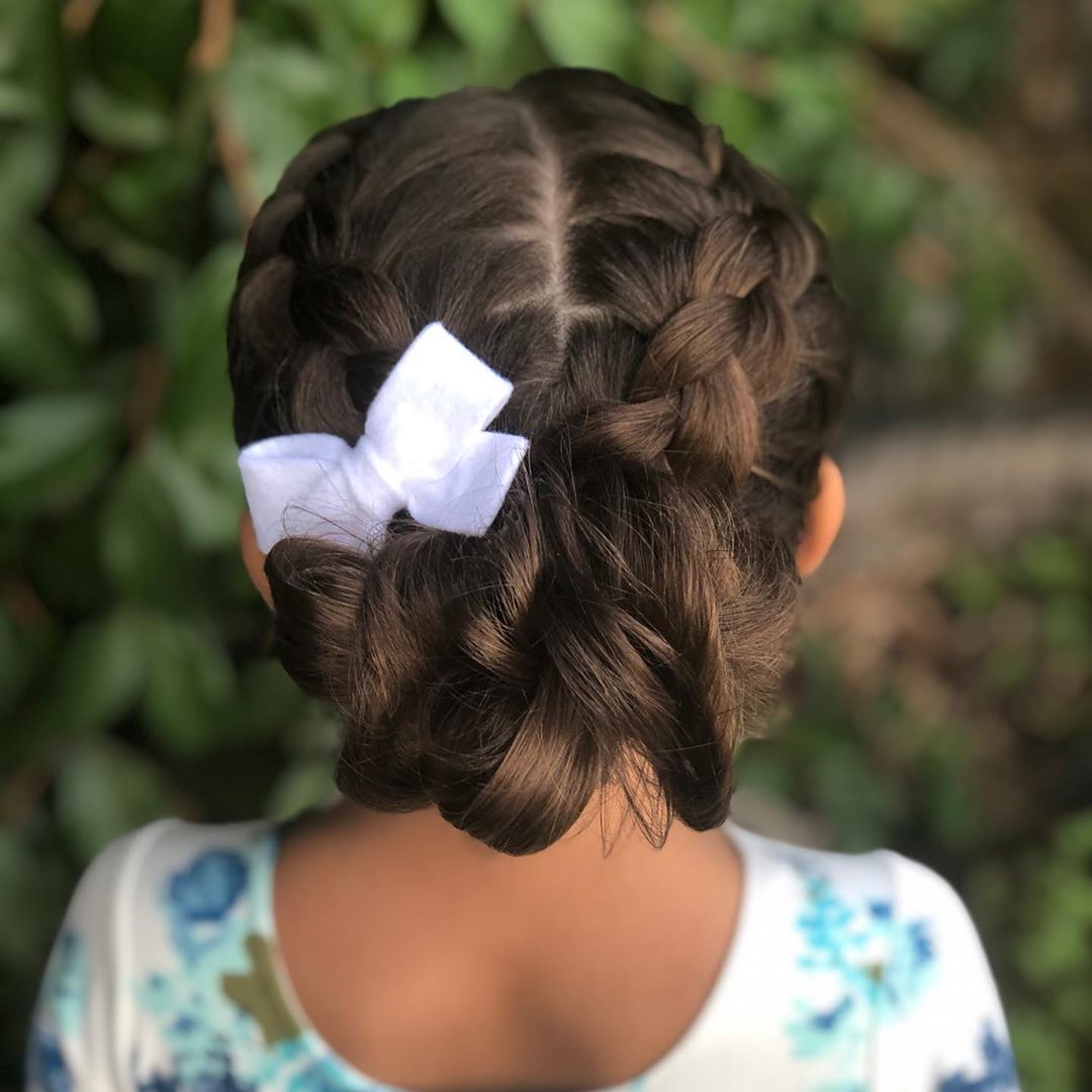 40 fotos de penteado para daminha que são de arrancar suspiros