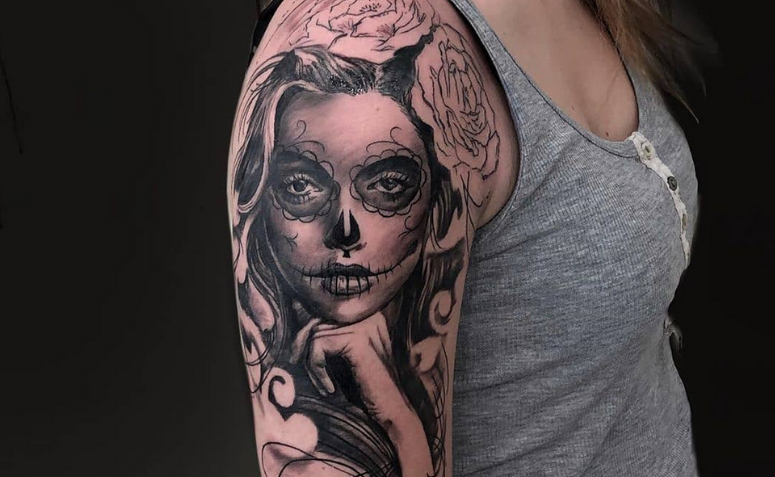 Tatuagem Catrina: 65 desenhos lindos da famosa dama do México