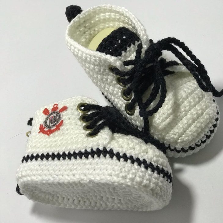 tenis de croche para bebe masculino