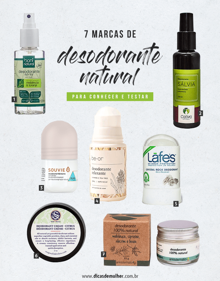Desodorante natural: 7 receitas para fazer em casa