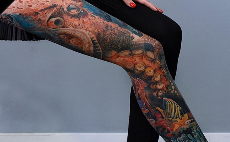 Tatuagem fundo do mar: 40 inspirações misteriosas e encantadoras
