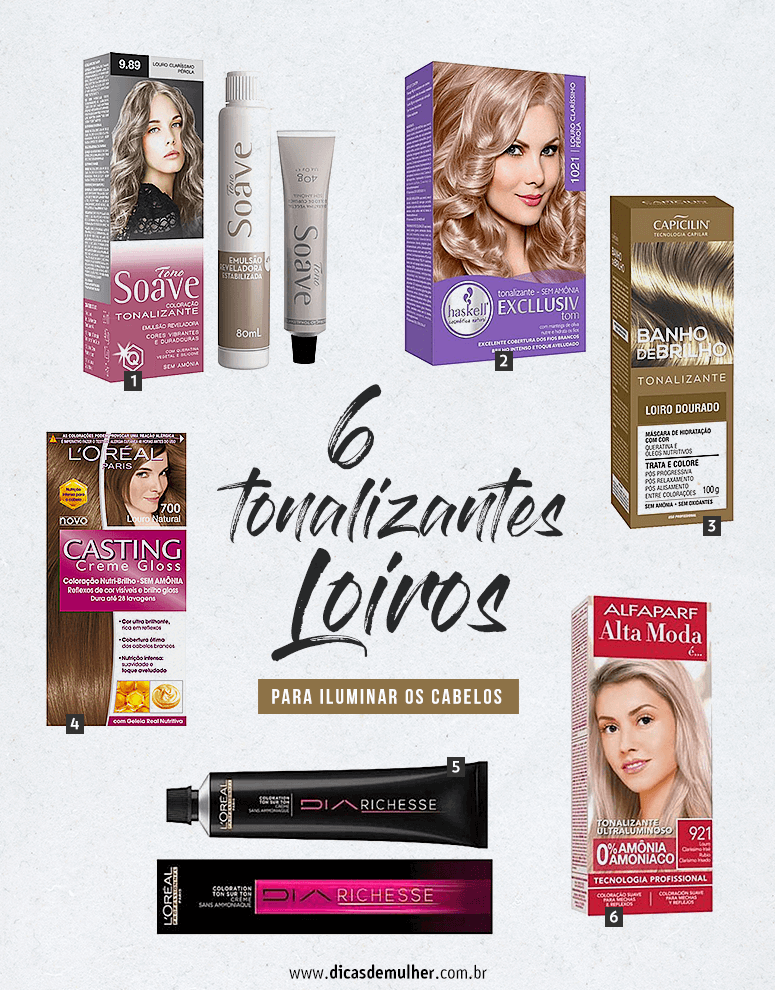 Tonalizante loiro: cabelo com MUITO brilho sem tintura