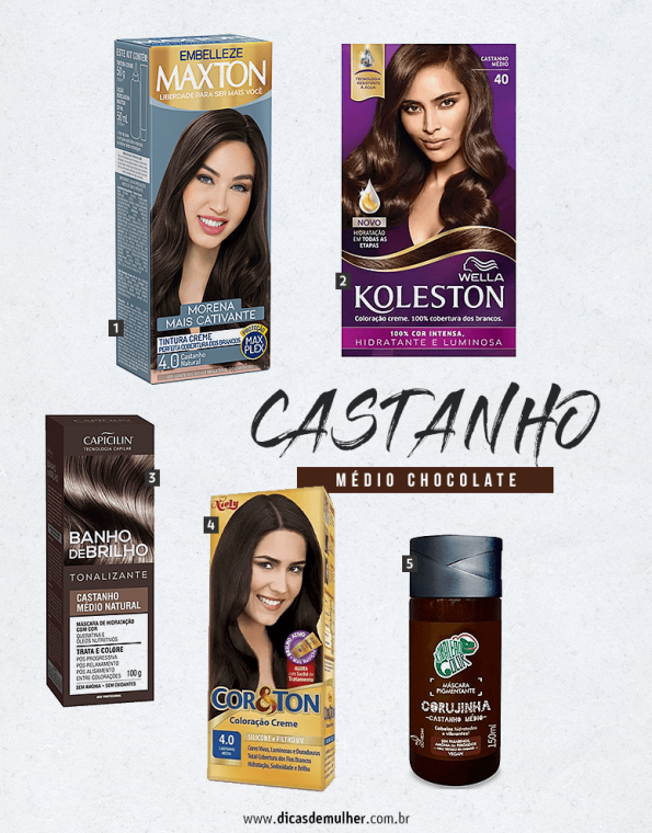 Castanho médio: 30 FOTOS, técnicas e tons para apostar já nesse visual
