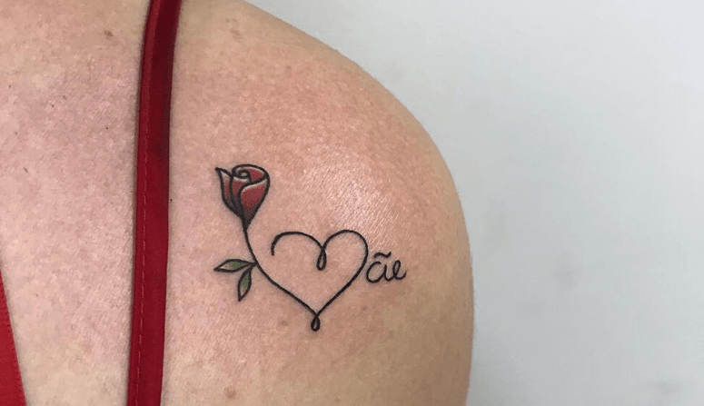 Tatuagem de coração no ombro: 50 fotos e dicas para fazer também