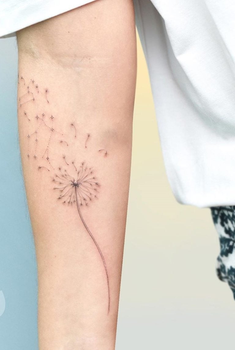 Tatuagem de dentedeleão 40 desenhos lindos para te inspirar a tatuar já Tatuagem de dentedeleão 40 desenhos lindos para te inspirar a tatuar já