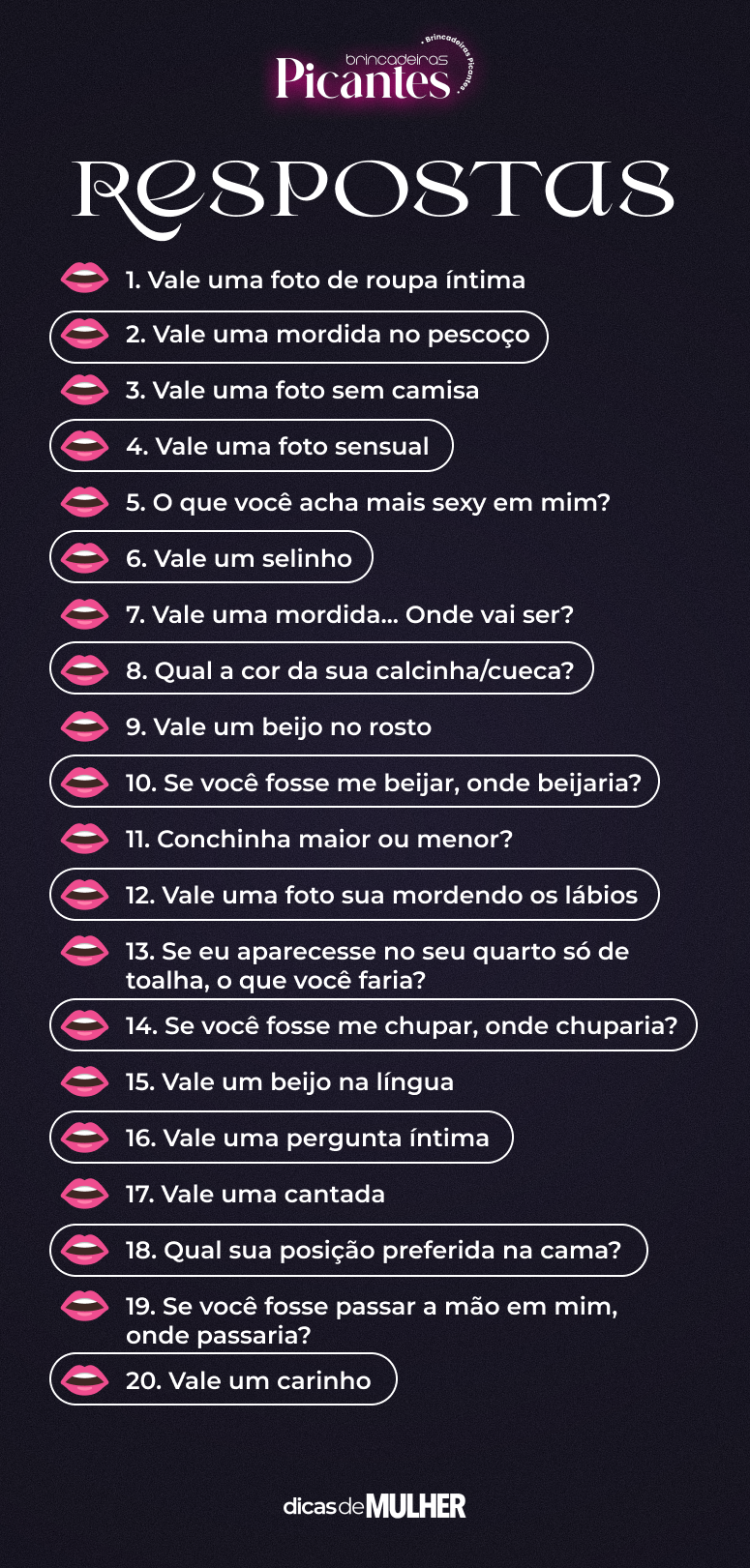 Perguntas quentes, pesadas e excitantes para o crush