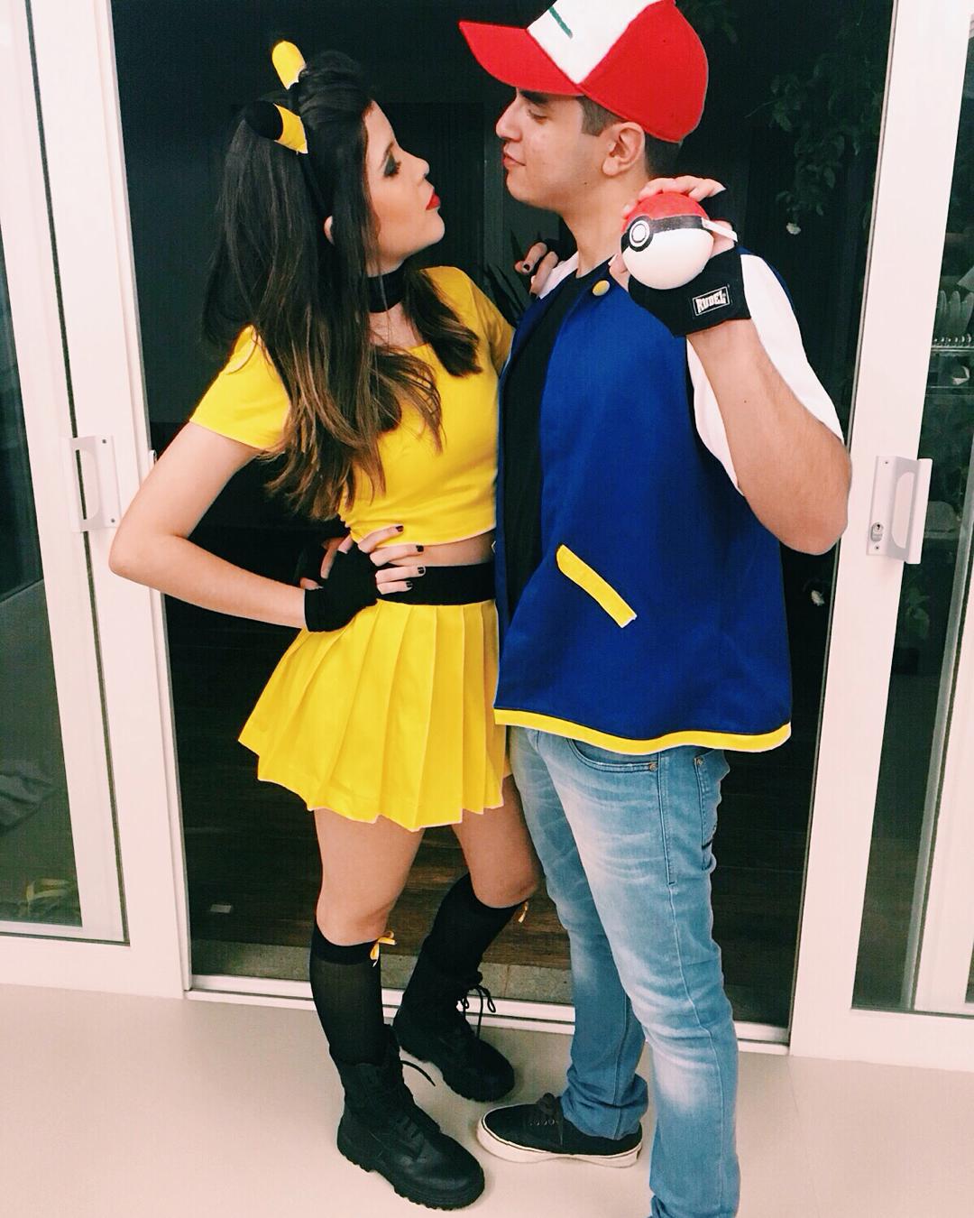 Fantasia Casal Pokemon Carnaval