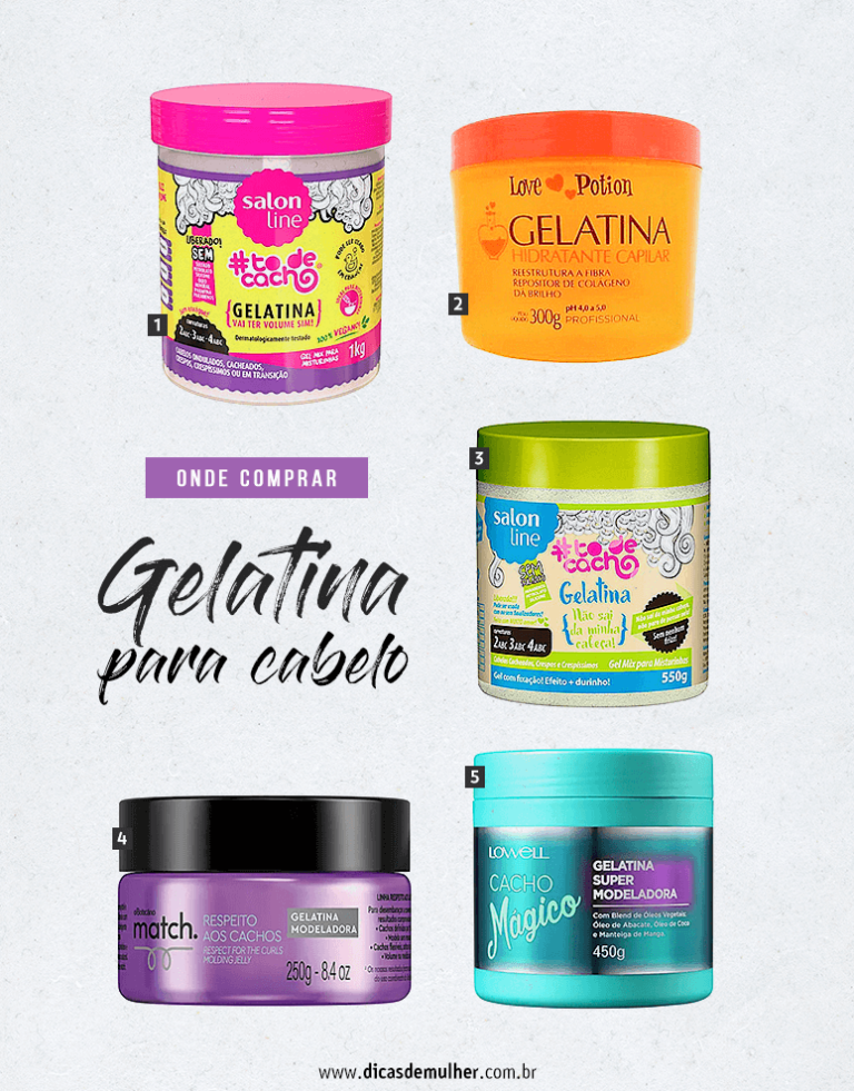 Gelatina para cabelo: para que serve, como usá-la e onde comprá-la