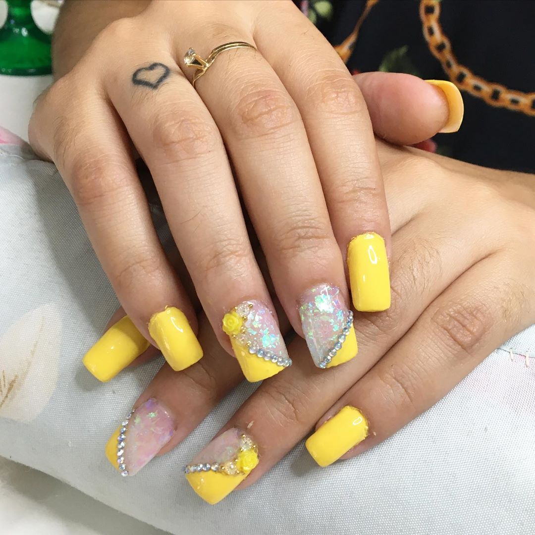 Featured image of post Unhas Decoradas Amarelo Com Preto : Eu amo unhas decoradas, são vicente.