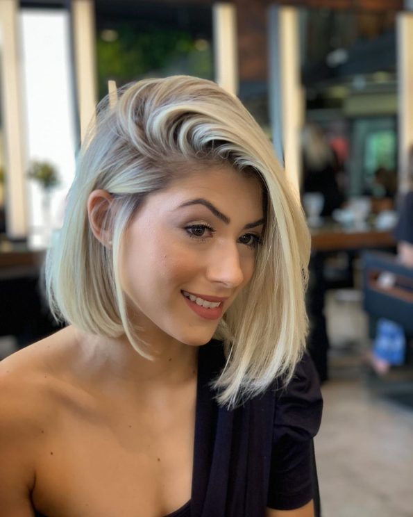 Long bob loiro: 50 inspirações para você se apaixonar
