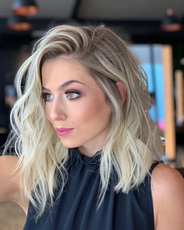 Long bob loiro: 50 inspirações para você se apaixonar