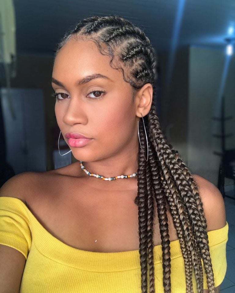 Penteados com box braids: 40 inspirações + tutoriais de arrasar
