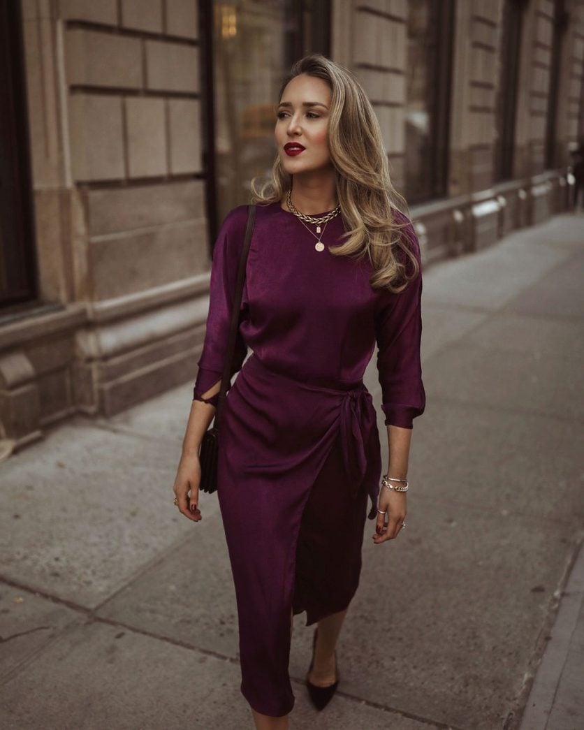 Vestido roxo: 30 ideias de look para abusar dessa peça vibrante
