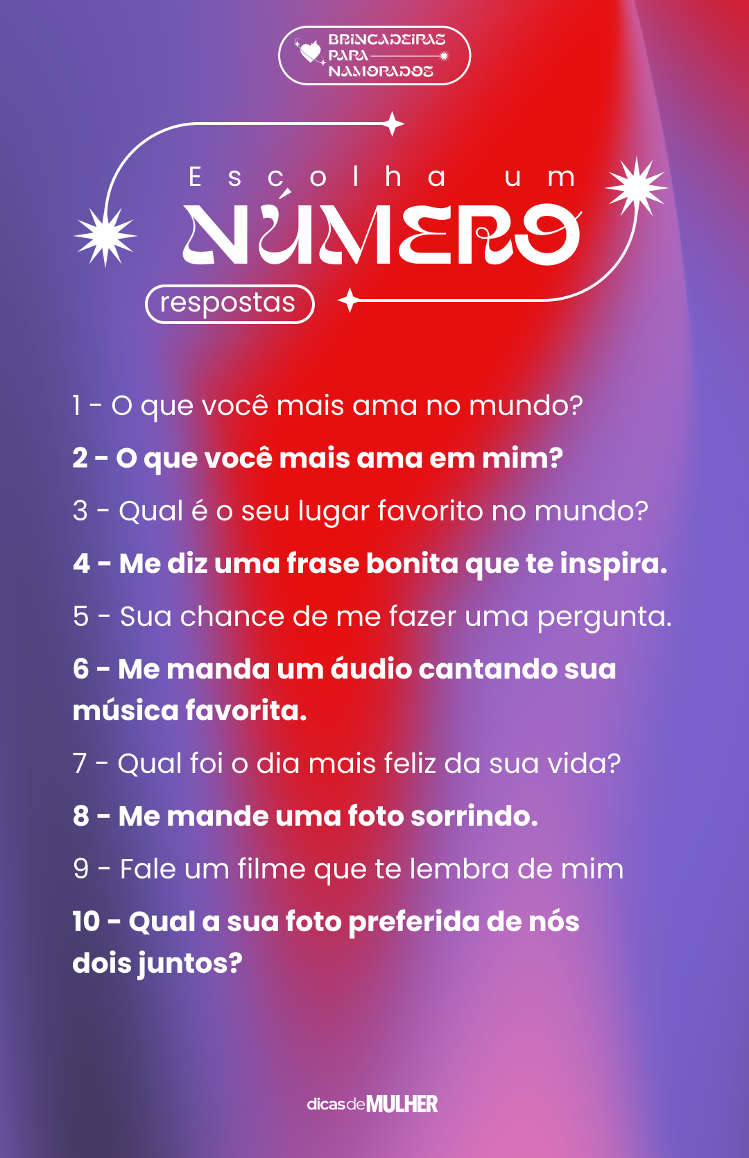 10+ BRINCADEIRAS PARA FAZER COM O NAMORADO NO WHATSAPP