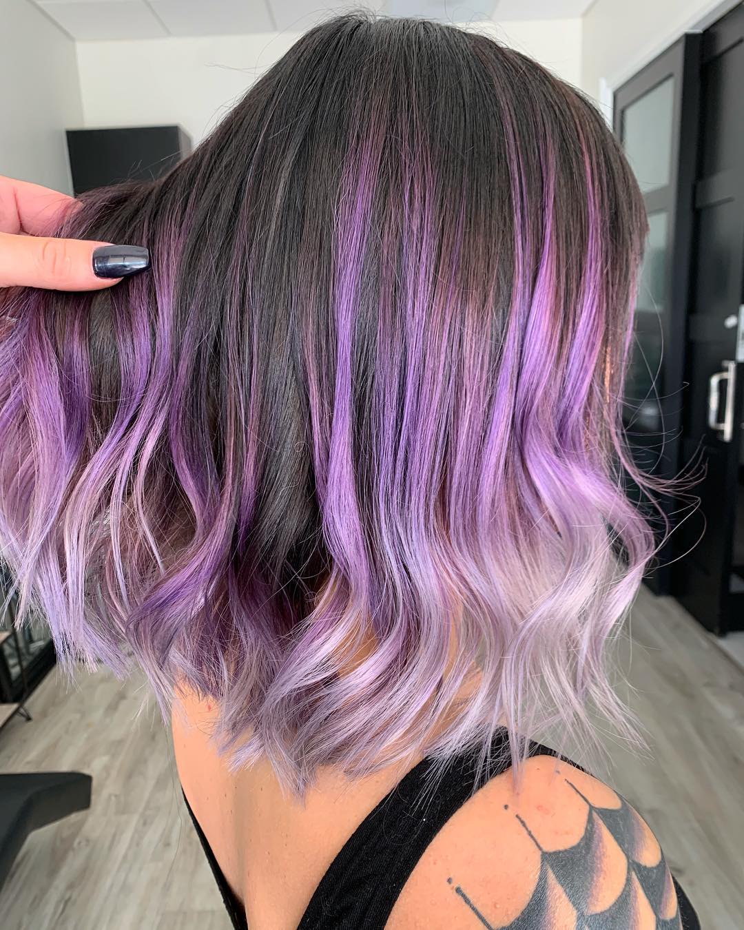 Cabelos com mechas 2022 coloridas