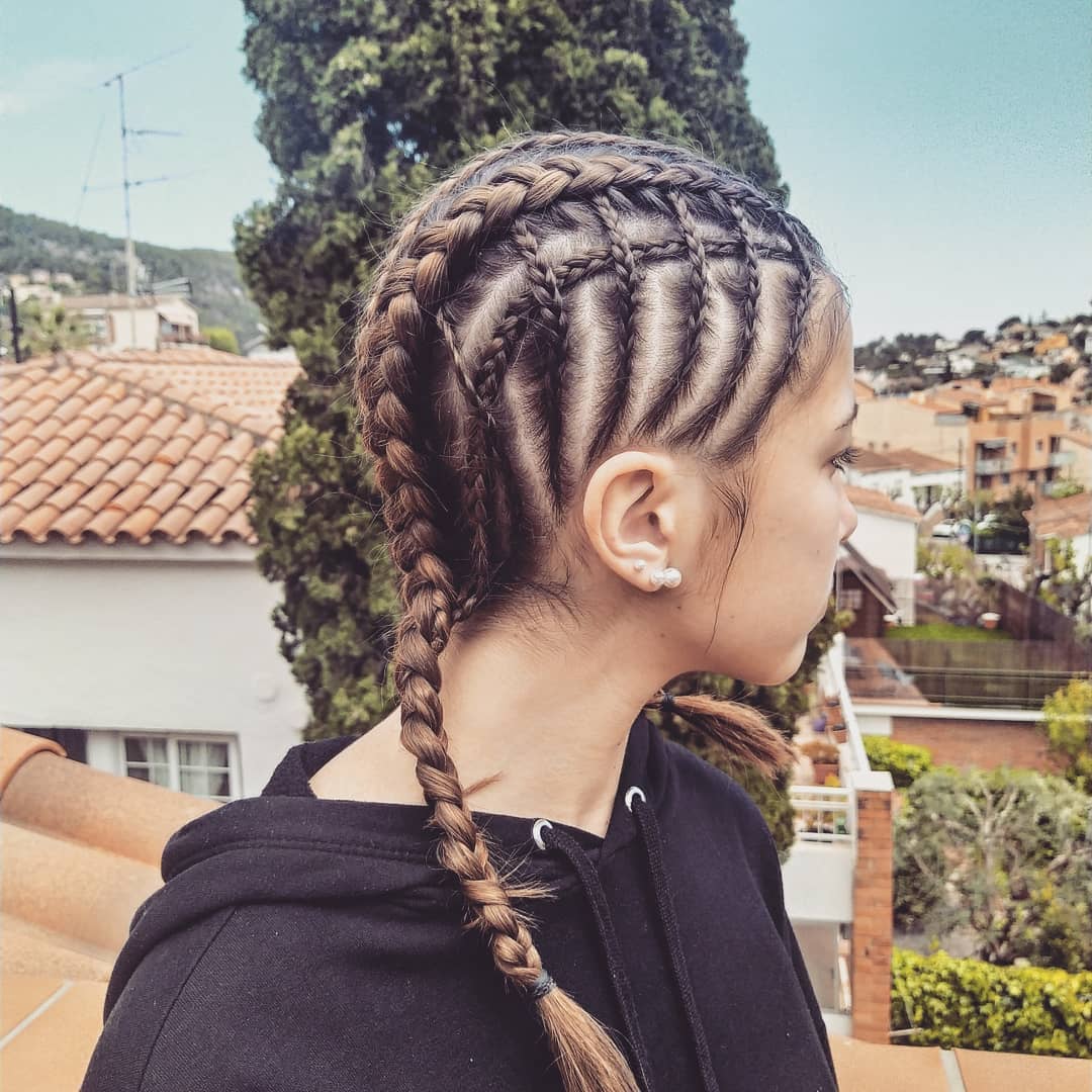 trança viking masculina