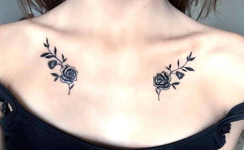 Tatuagem na clavícula: 45 ideias para você escolher sua próxima tattoo