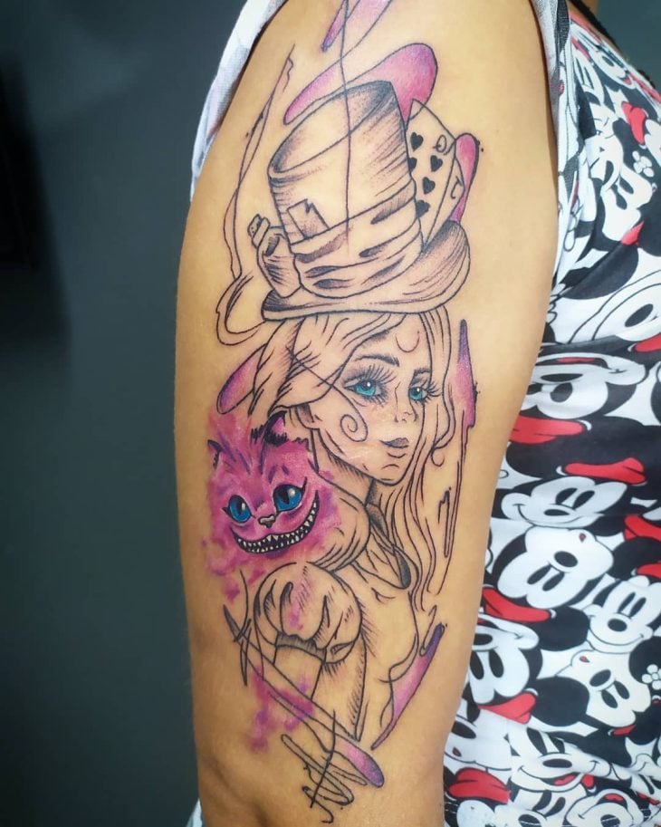 Tatuagem de Alice no País das Maravilhas: 35 dicas para a sua nova arte