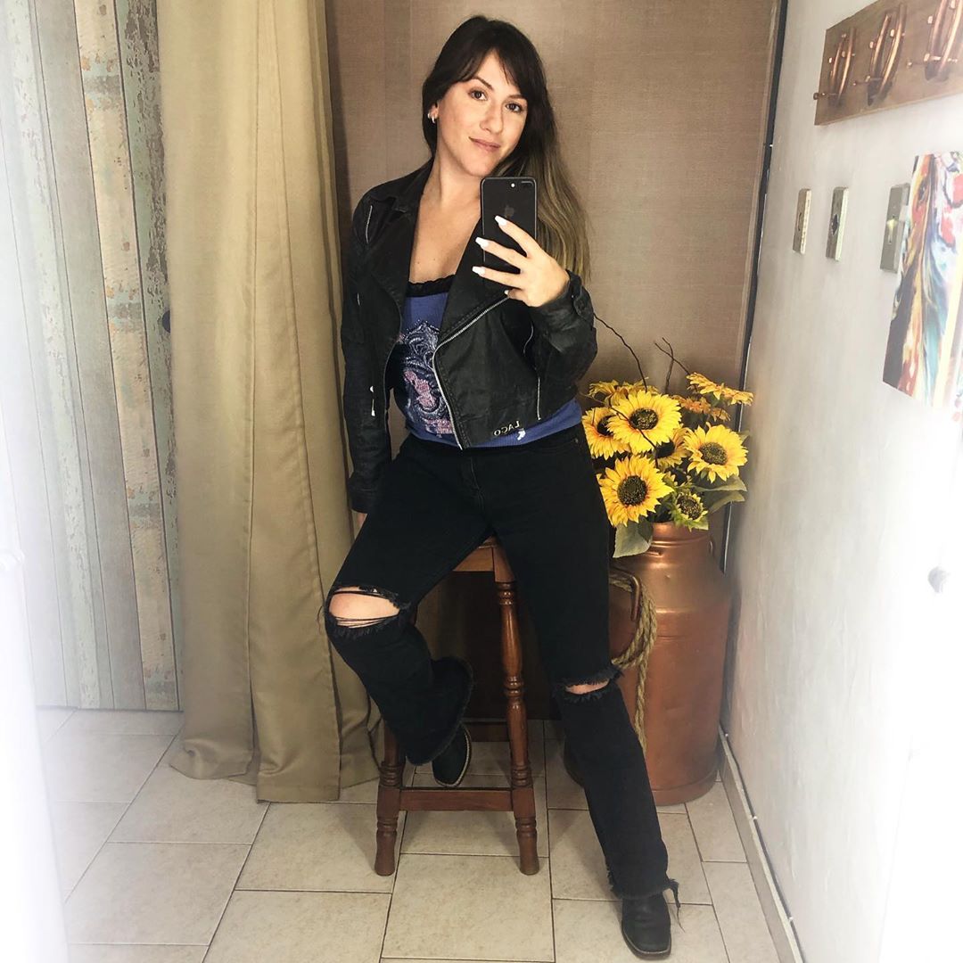 look calça boot cut