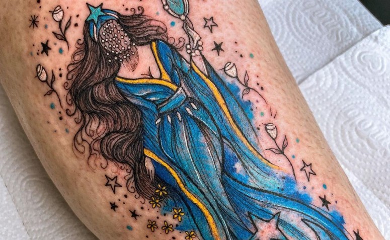 Tatuagem de iemanjá: 40 ideias para homenagear a rainha do mar
