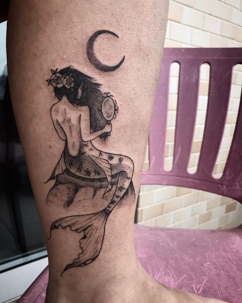 Tatuagem de iemanjá: 40 inspirações com a mãe das águas