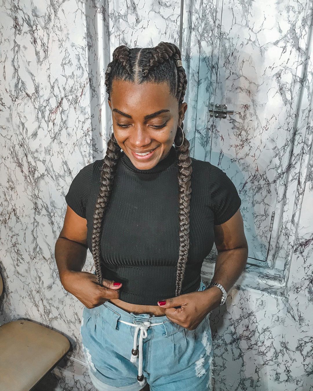 60 fotos de cores de box braids que vão te fazer querer inovar o visual