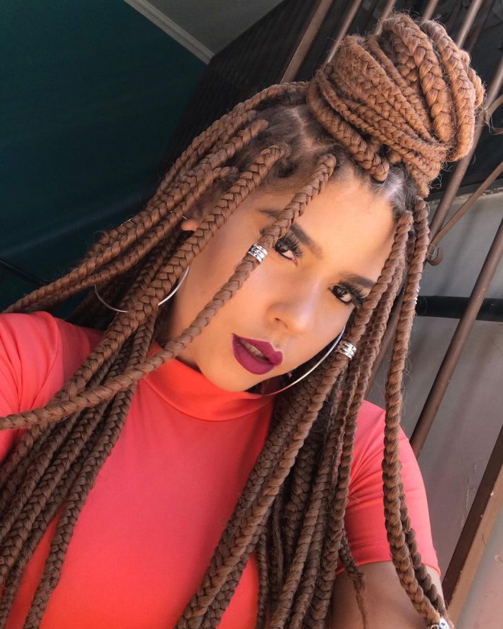 60 fotos de cores de box braids que vão te fazer querer inovar o