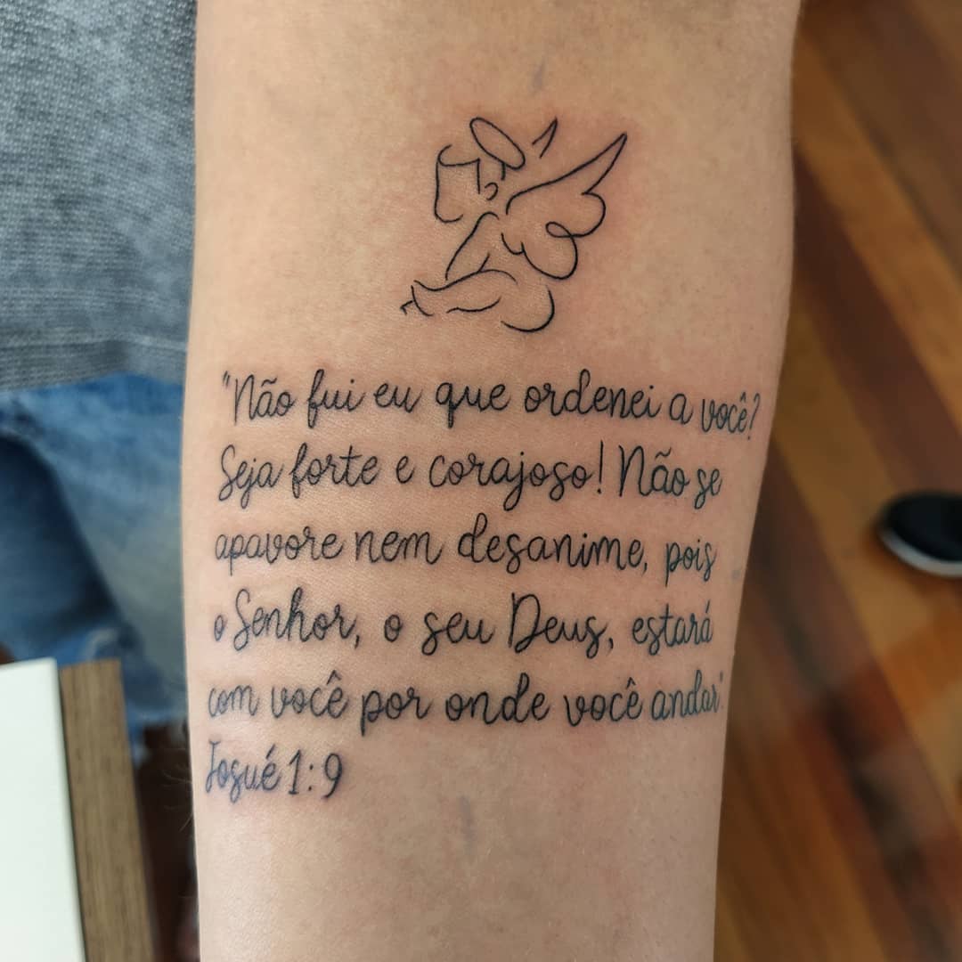 Tatto Fernanda  Tradução em inglês, Inglês português, Seja forte