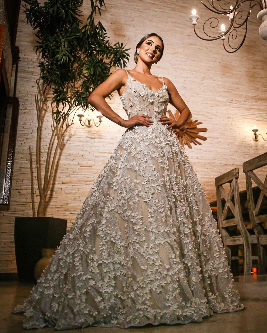 Vestido de casamento cor nude cheap