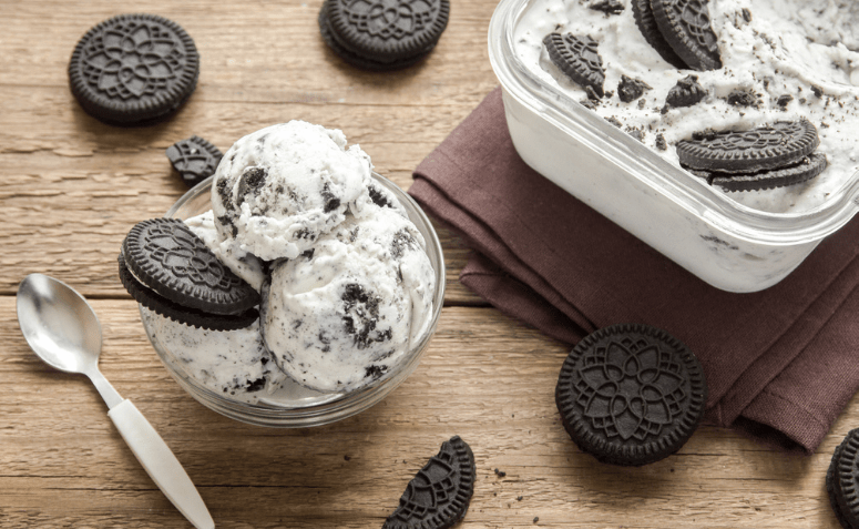 Como fazer sorvete de oreo?