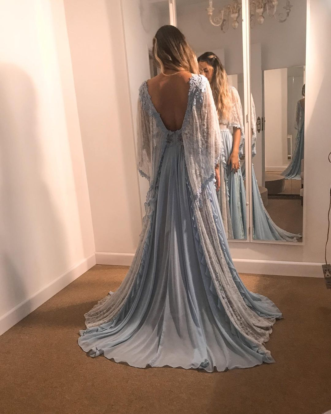 Vestido de noiva azul significado + 45 modelos deslumbrantes [FOTOS]