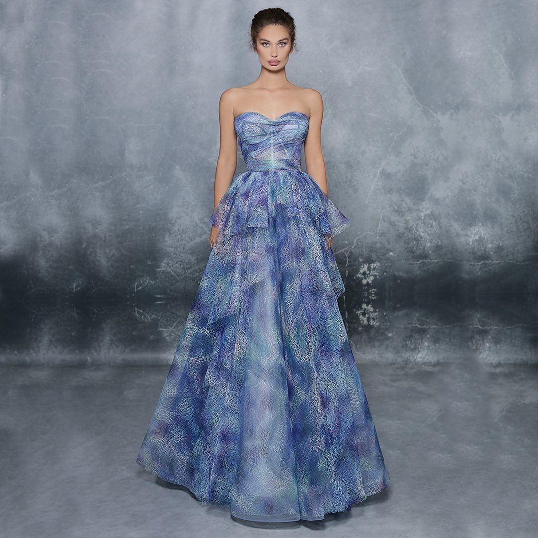 Vestido de noiva azul significado + 45 modelos deslumbrantes [FOTOS]