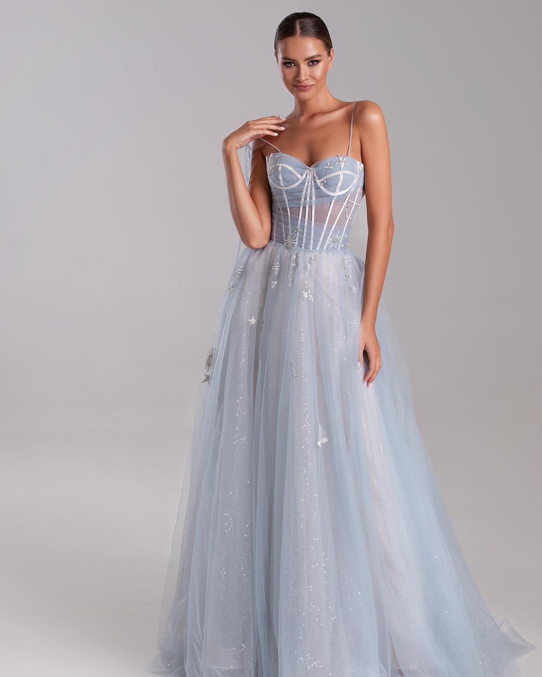 Vestido de noiva azul significado + 45 modelos deslumbrantes [FOTOS]