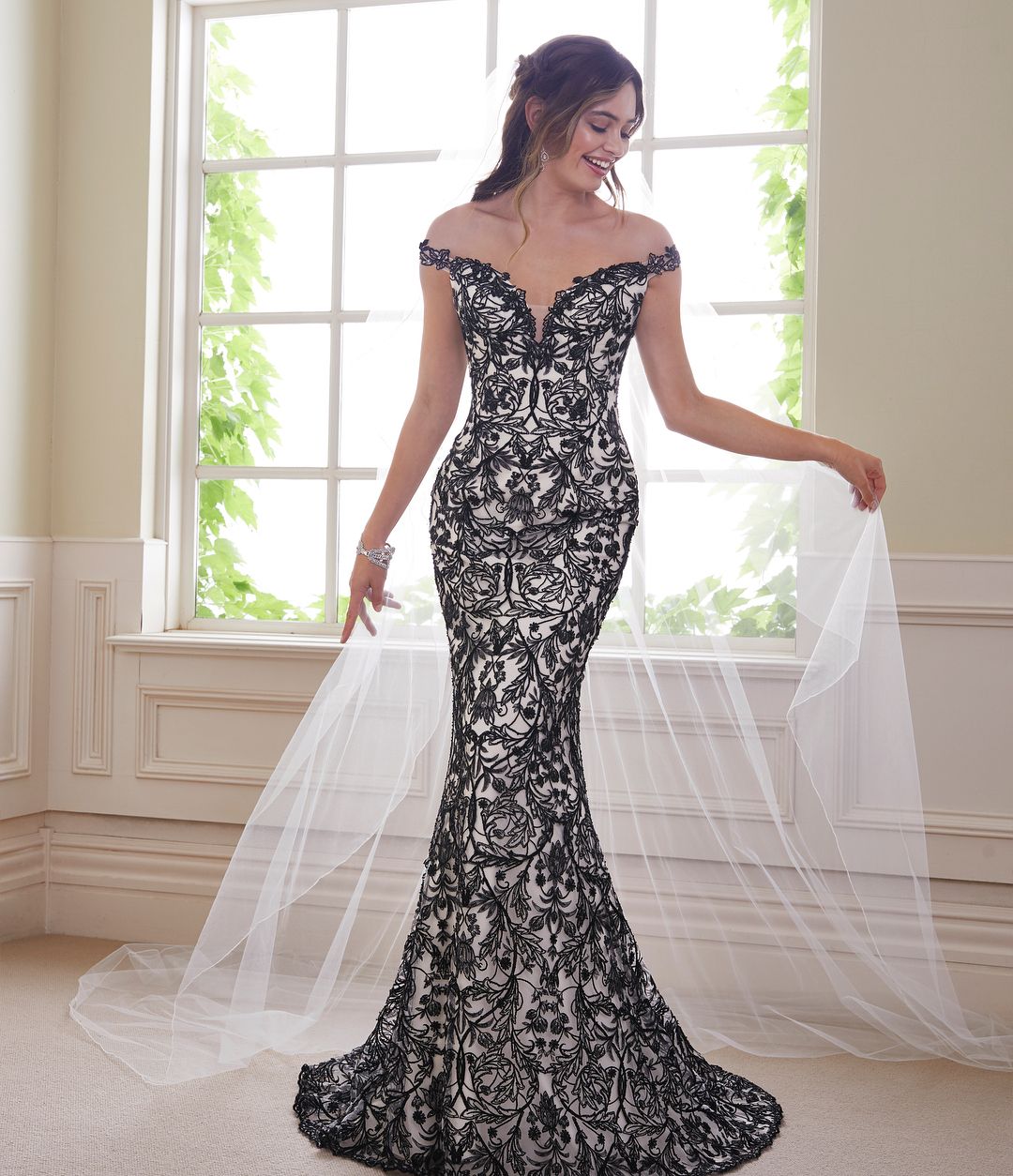 Vestido de noiva preto 75 ideias para quem não é nada tradicional