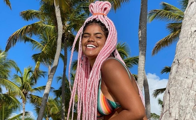 30 fotos de box braids rosa para inovar o visual com muito estilo