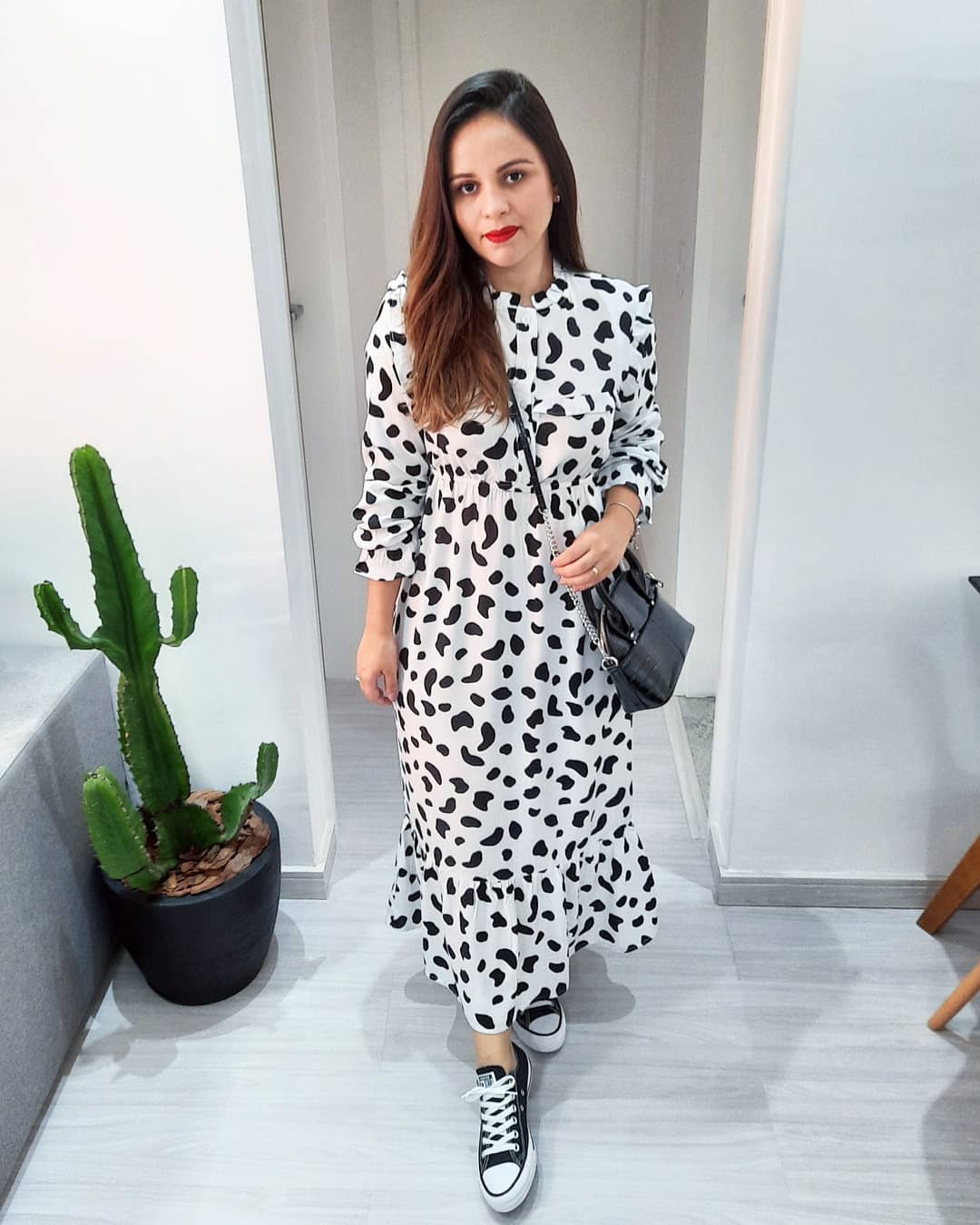 estampa de vaca roupa