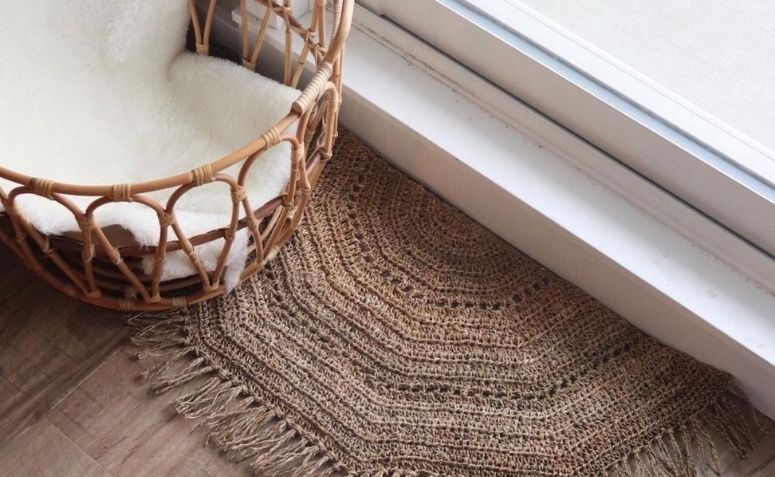 65 ideias de tapete de crochê para quarto que vão renovar o seu cantinho
