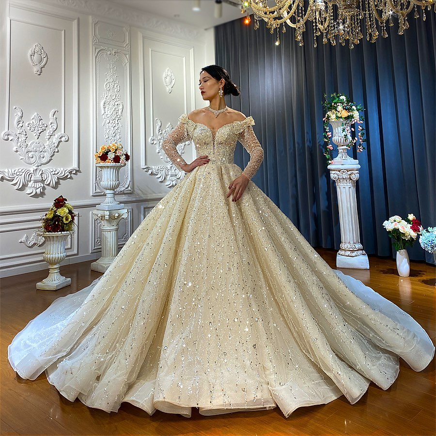 Vestido de Noiva Estilo Princesa Rodado