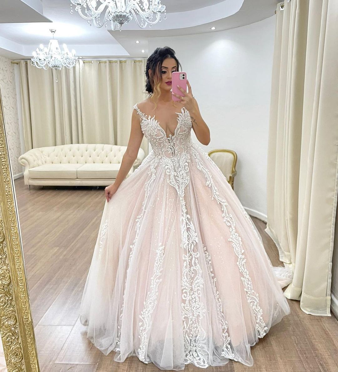 Vestido Noiva Brilho Lindo Casamento Plus Princesa 'e145