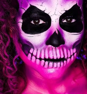 40 fotos e 4 tutoriais incríveis de maquiagem de caveira para o Halloween