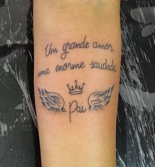 50 fotos de tatuagem de luto para eternizar aquela pessoa especial