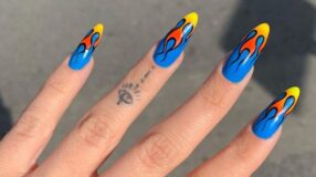 50 fotos de unhas de fogo para uma nail art poderosa