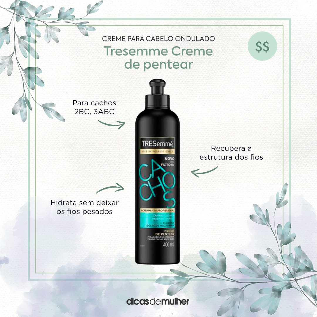 creme para cabelos ondulados