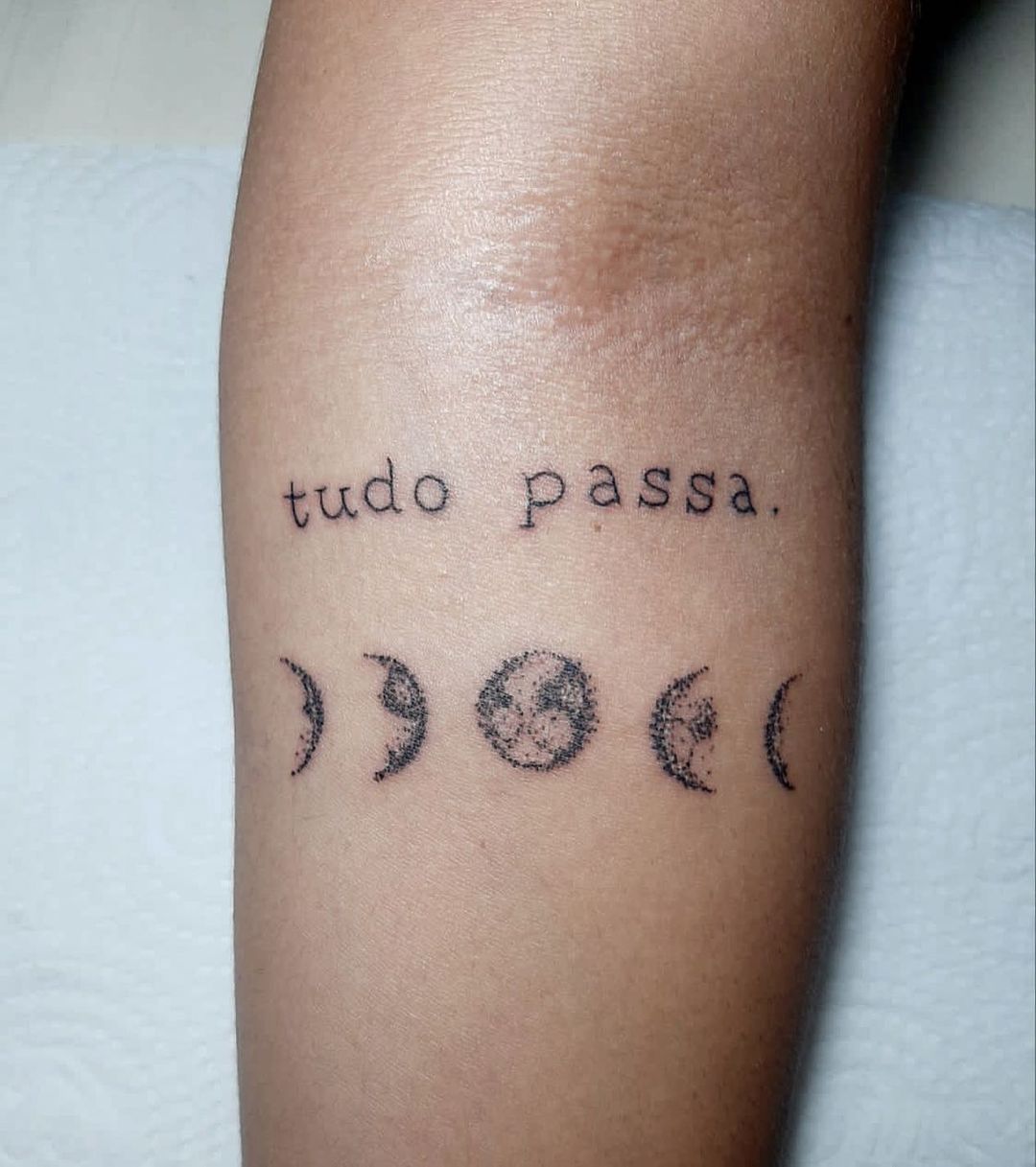 Tatuagem tudo passa: 80 ideias para usar como inspiração