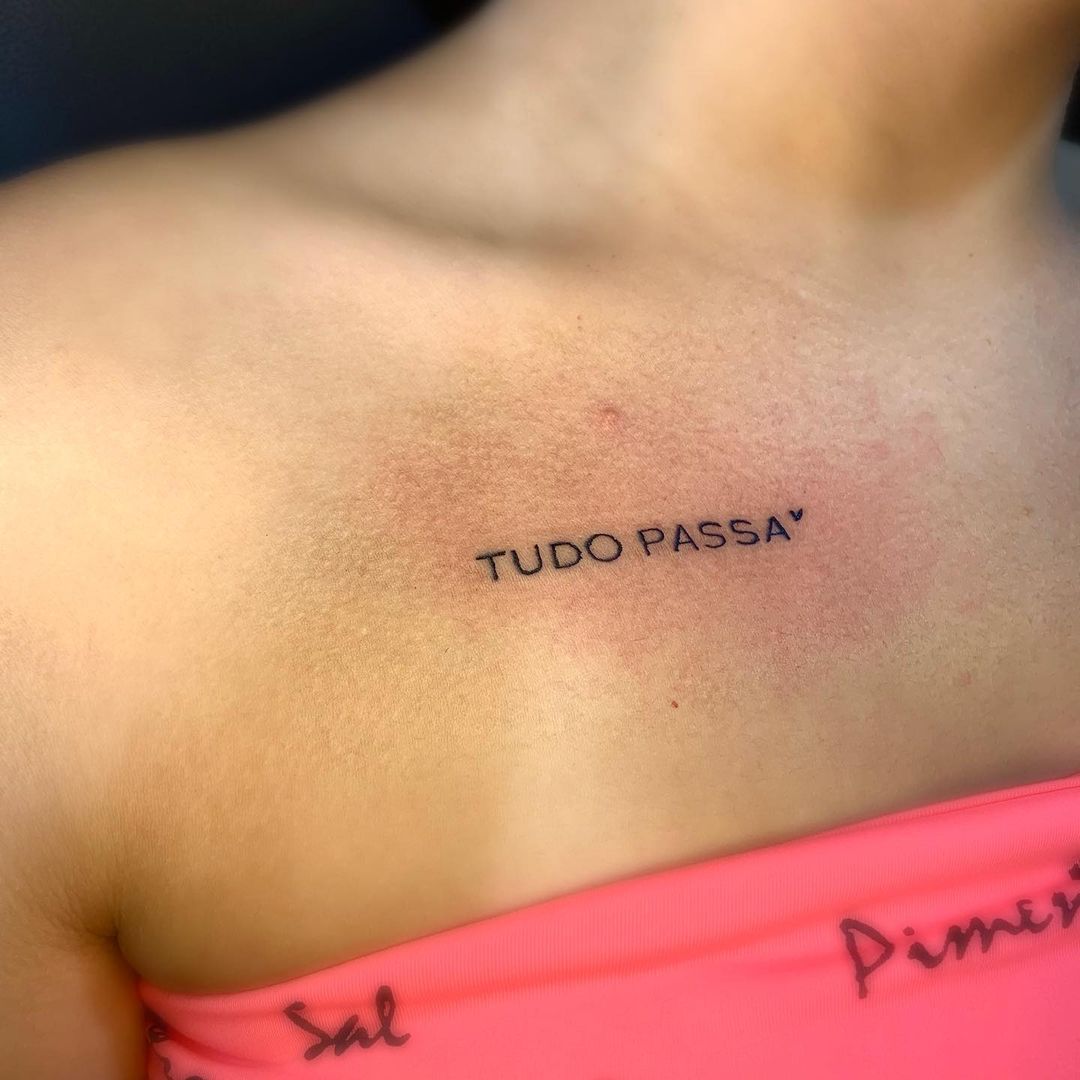 Tatuagem tudo passa: 80 ideias para usar como inspiração