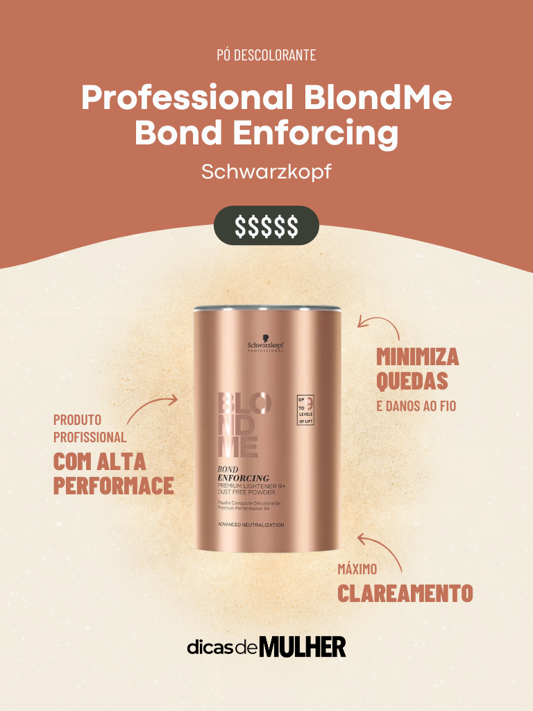 pó descolorante Professional blondme bond enforcing schwarzkopf